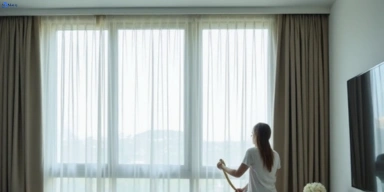Delicate sheer drape cleaning old-toongabbie-nsw Matty Curtain Cleaning